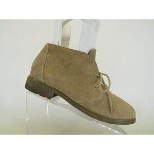 EDDIE BAUER Womens Brown Suede Laces Ankle Fashion Boots Bootie Size 9 M